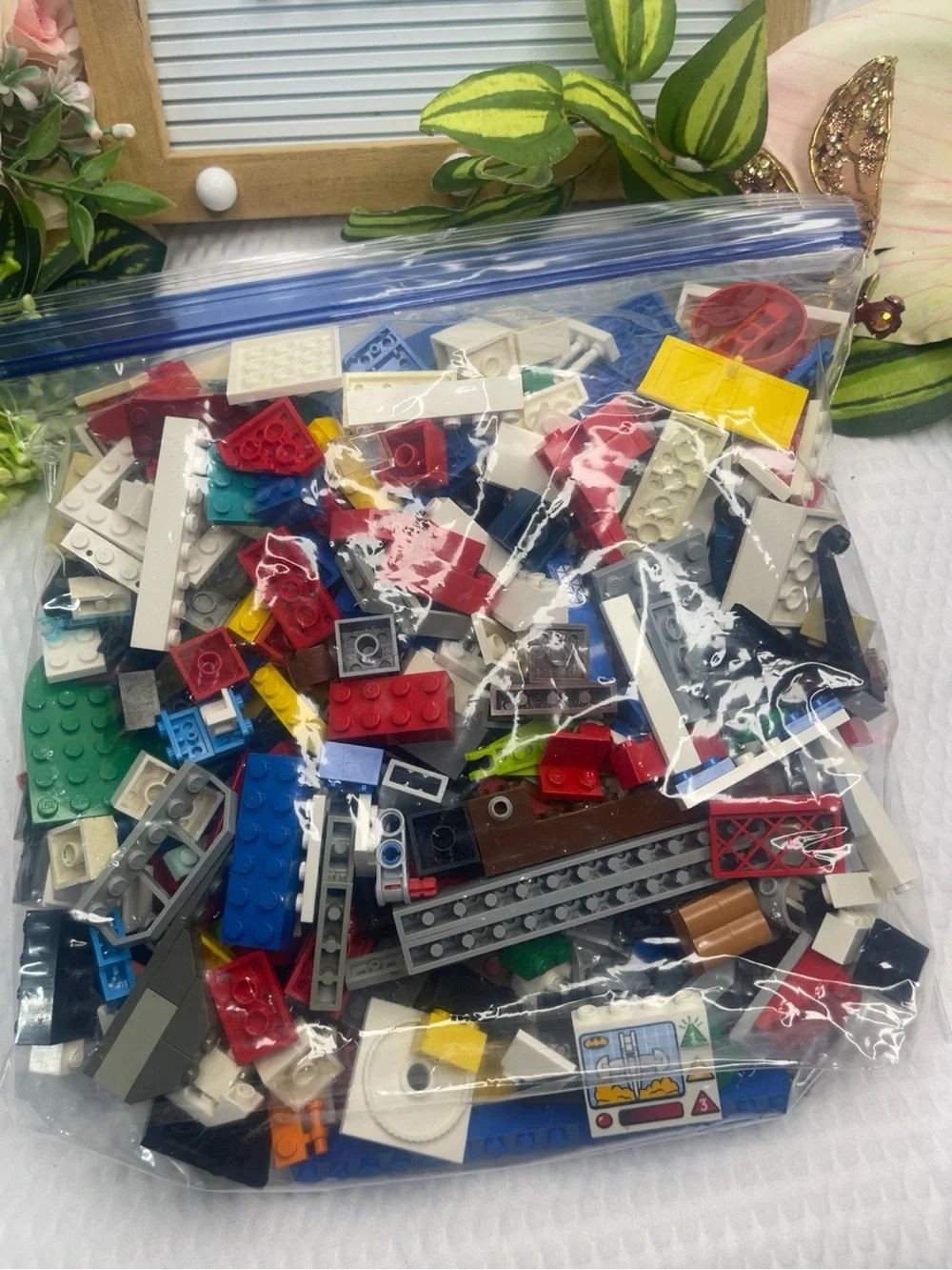 LEGO Mixed Parts Lot 1.5 lbs Bulk Bricks Plates Pieces Genuine - Picture 3 of 5